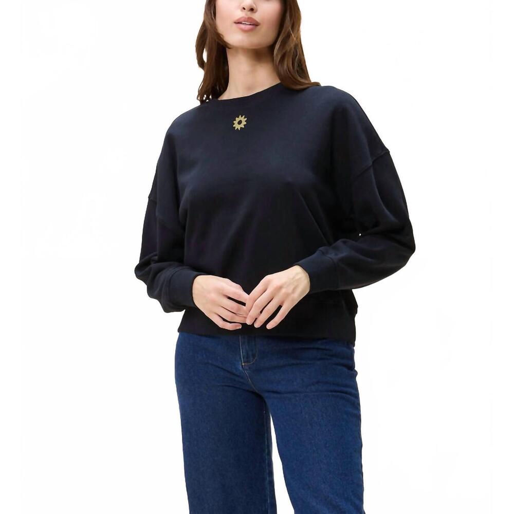 NEW CLEOBELLA anaia sweatshirt in black motif